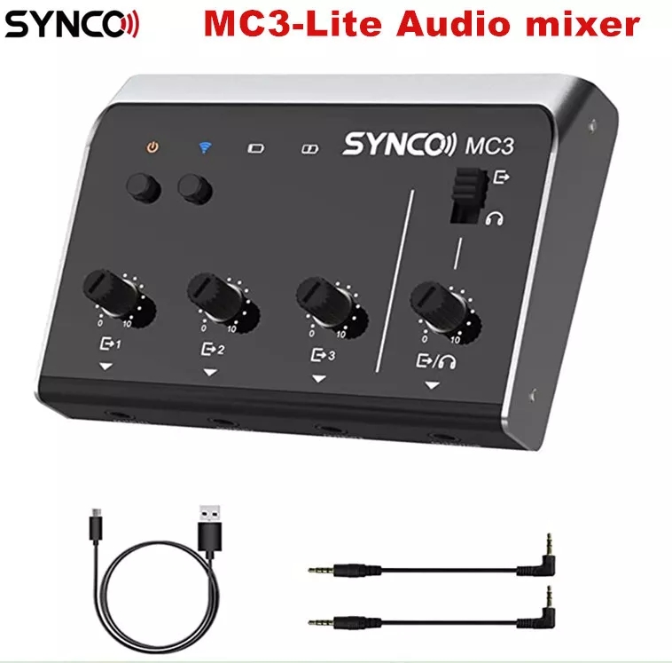 Audio And Music Mixer - Synco MC3 Lite Audio Mixer 4