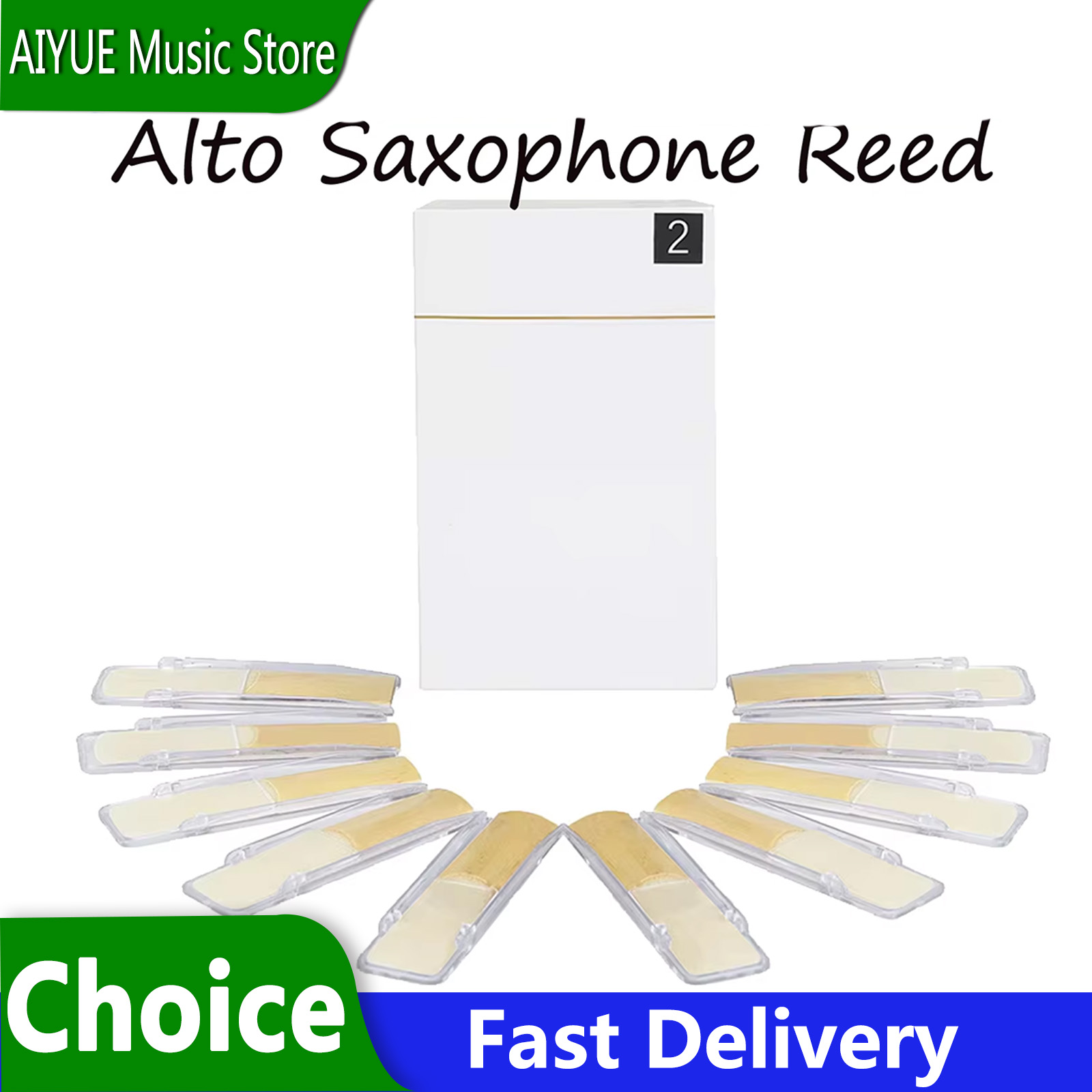 Saxophone Reed Pack - IRIN 10 Pcs Eb Alto Saxophone