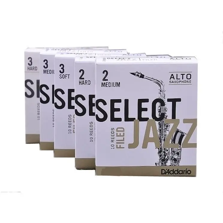 Saxophone Reed Pack - Rico Select Jazz Alto Sax Reeds