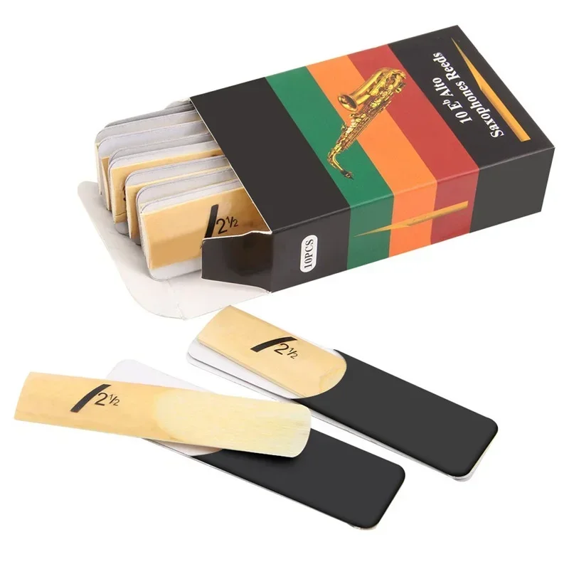Saxophone Reed Pack - 10Pcs/Pack Saxophone Whistle 1.5/2.0/2.5/3.0/3.5/4.0 Reed Clarinet