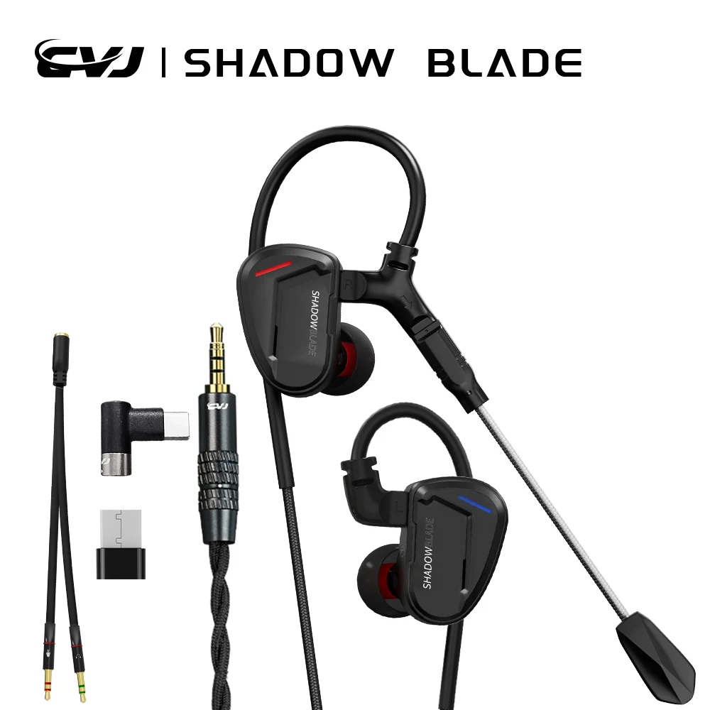 Audio Music Dj - CVJ Shadow Blade In-Ear Monitor Earphones