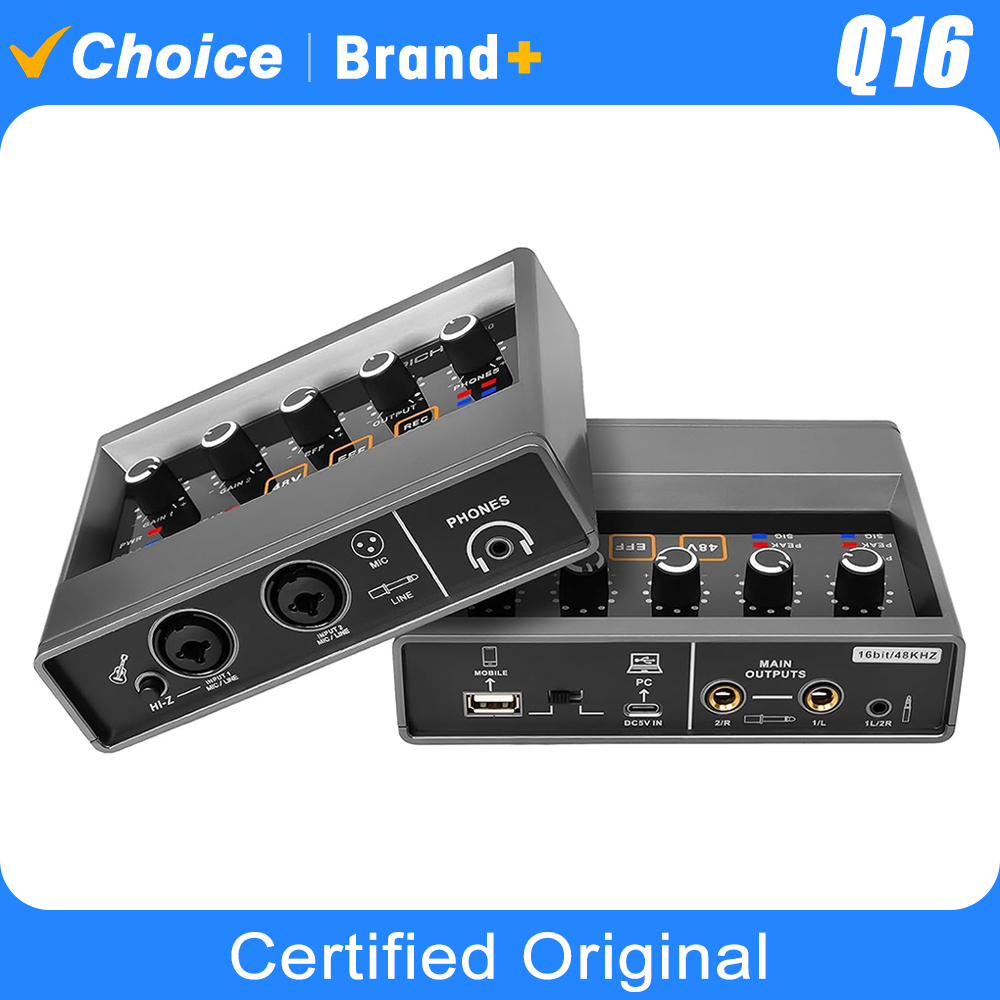 Audio Music Interface - 2x2 Computer Professional Recording Audio Interface