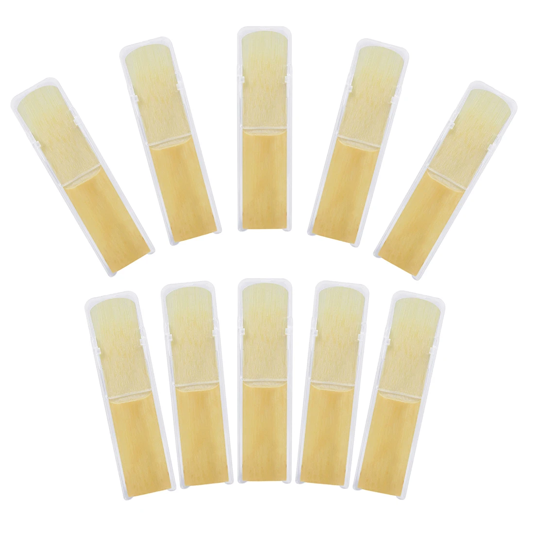 Saxophone Reed Pack - 10 Pcs Alto Saxophone Reeds Strength