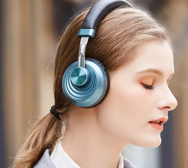 Retro Metal Headset Wireless B - Audio Music Dj ulasan dan harga