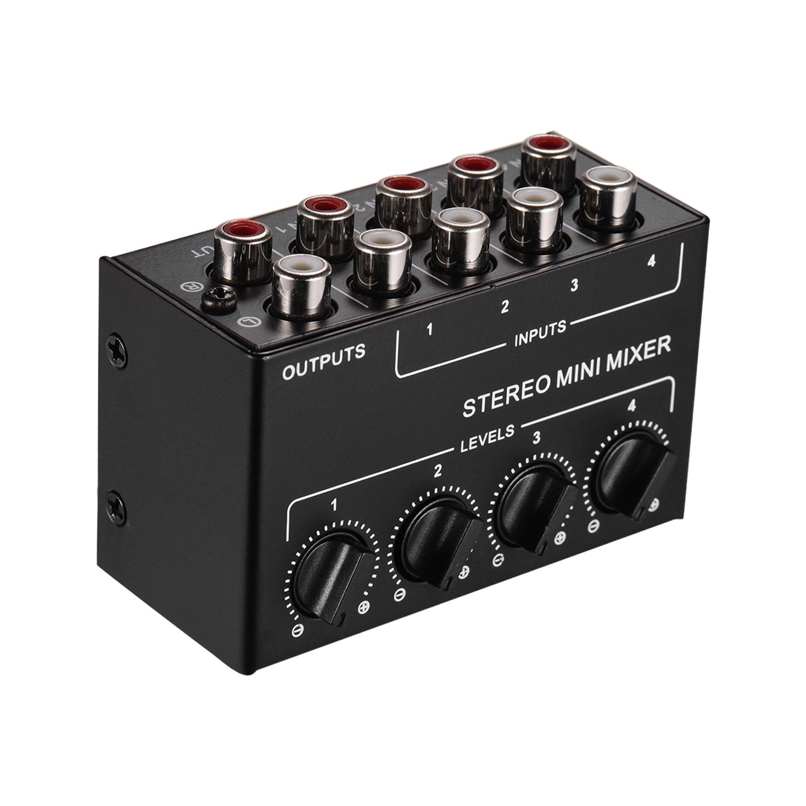 Compact Sound Mixer - Portable - Audio Mixer 4 Channel ulasan dan harga