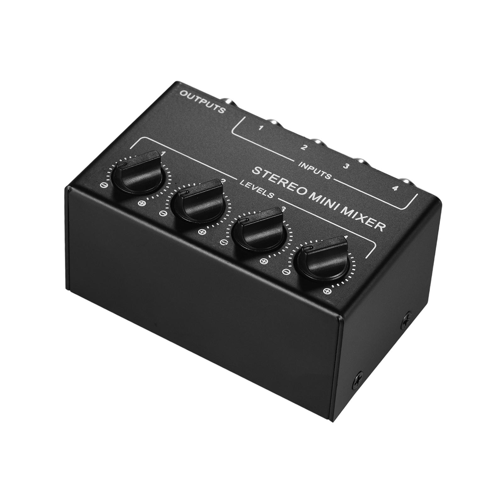 Compact Sound Mixer - Portable - Audio Mixer 4 Channel ulasan dan harga