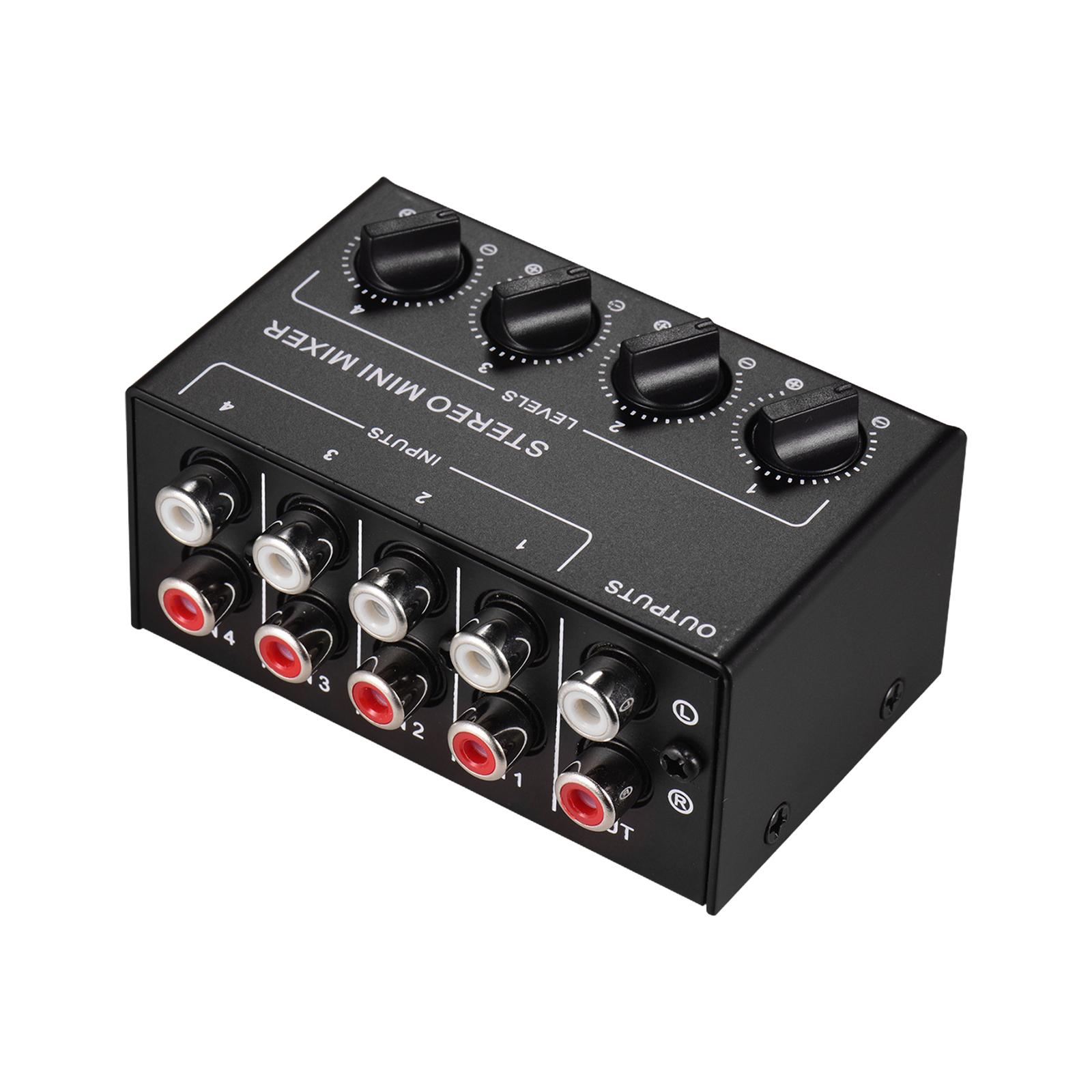 Compact Sound Mixer - Portable - Audio Mixer 4 Channel ulasan dan harga