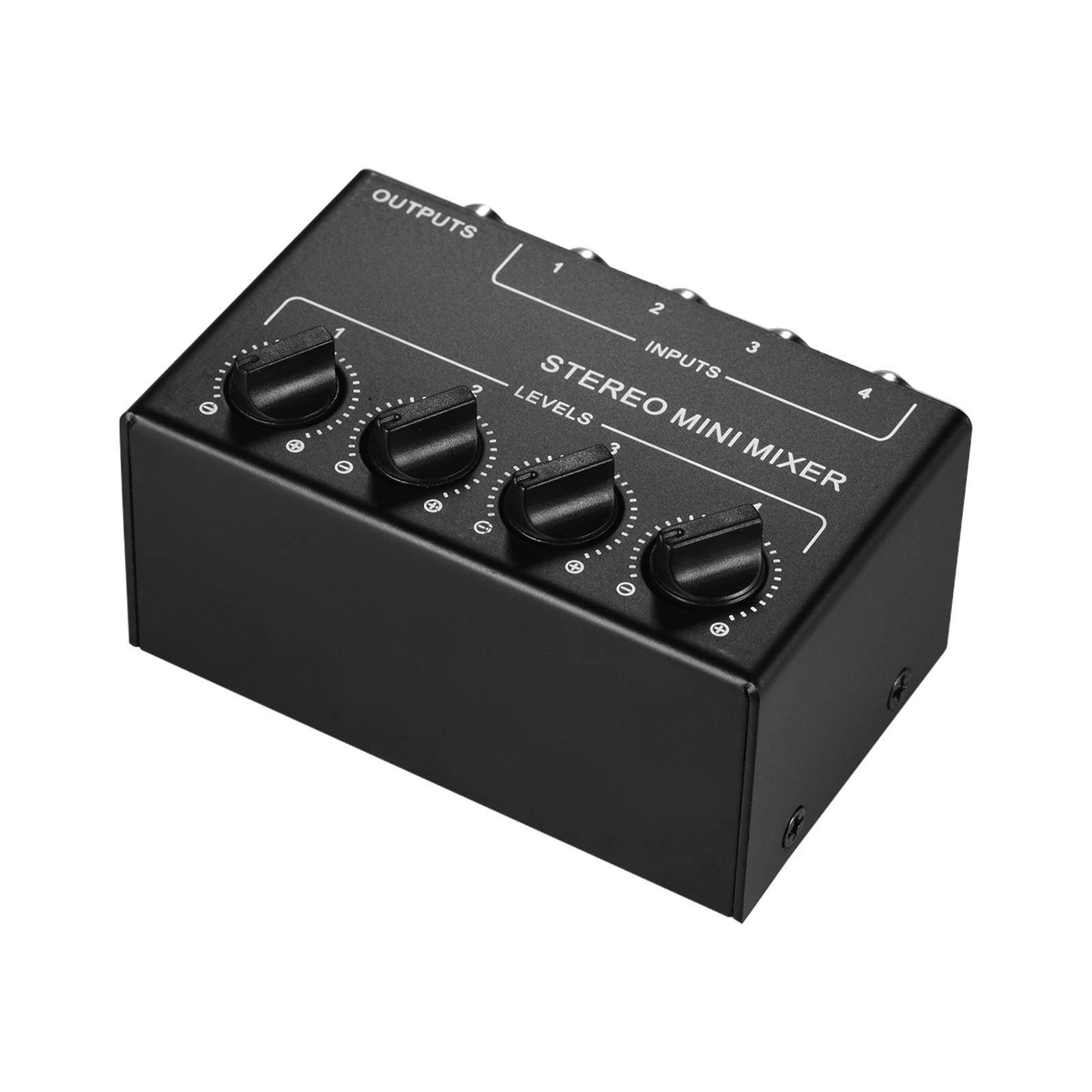 Compact Sound Mixer - Portable - Audio Mixer 4 Channel ulasan dan harga