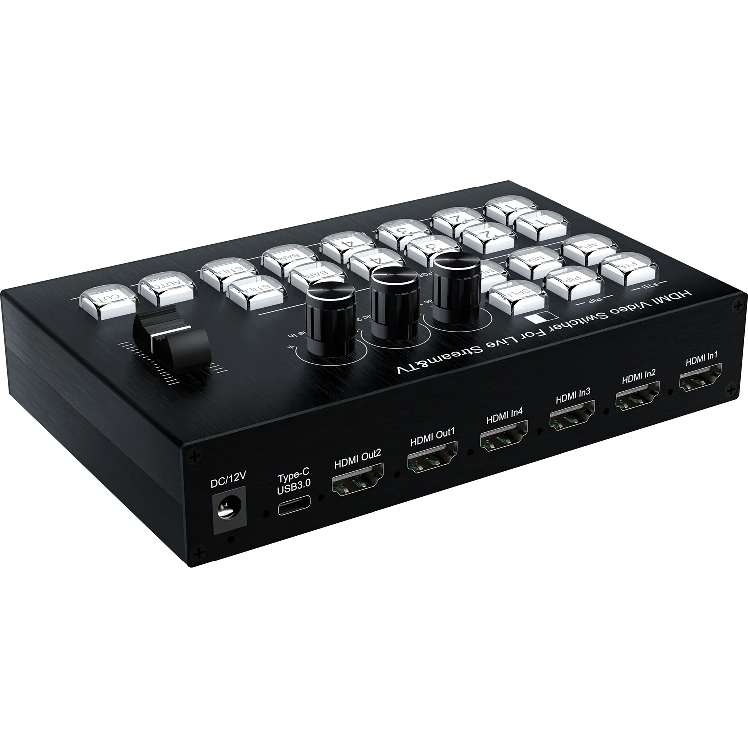 1080P 4 Channel HDMI Video Mix - Audio Mixer 4 Channel ulasan dan harga