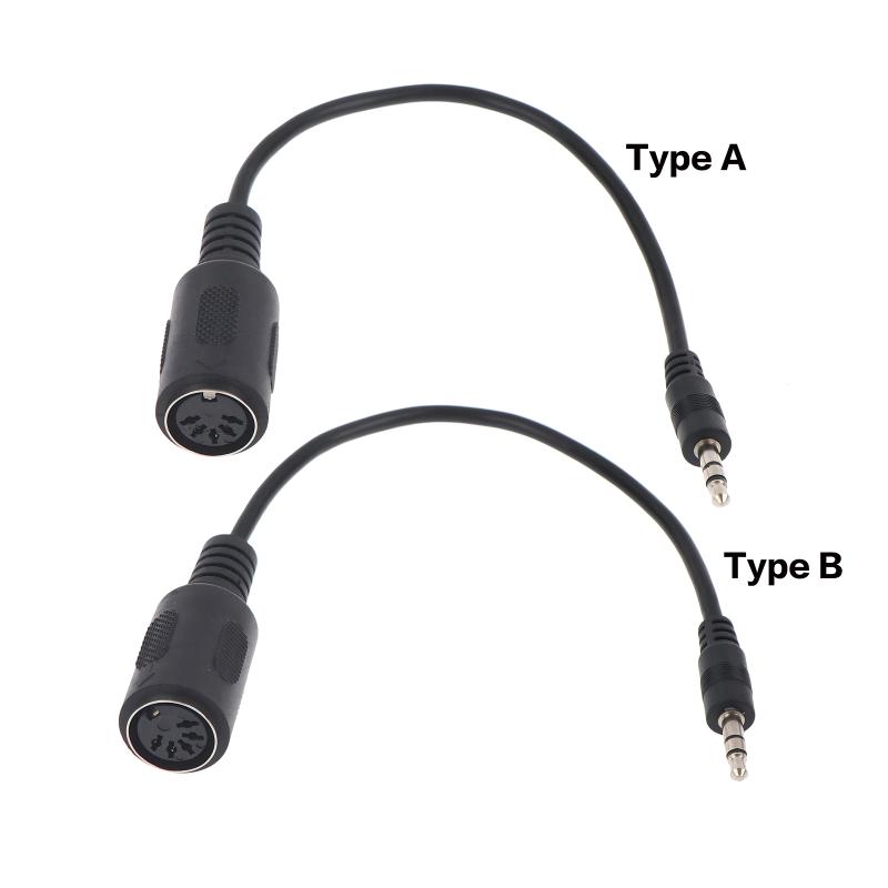 [New] MIDI Din 5 To 3.5mm TRS  - Audio Music Instrumental ulasan dan harga