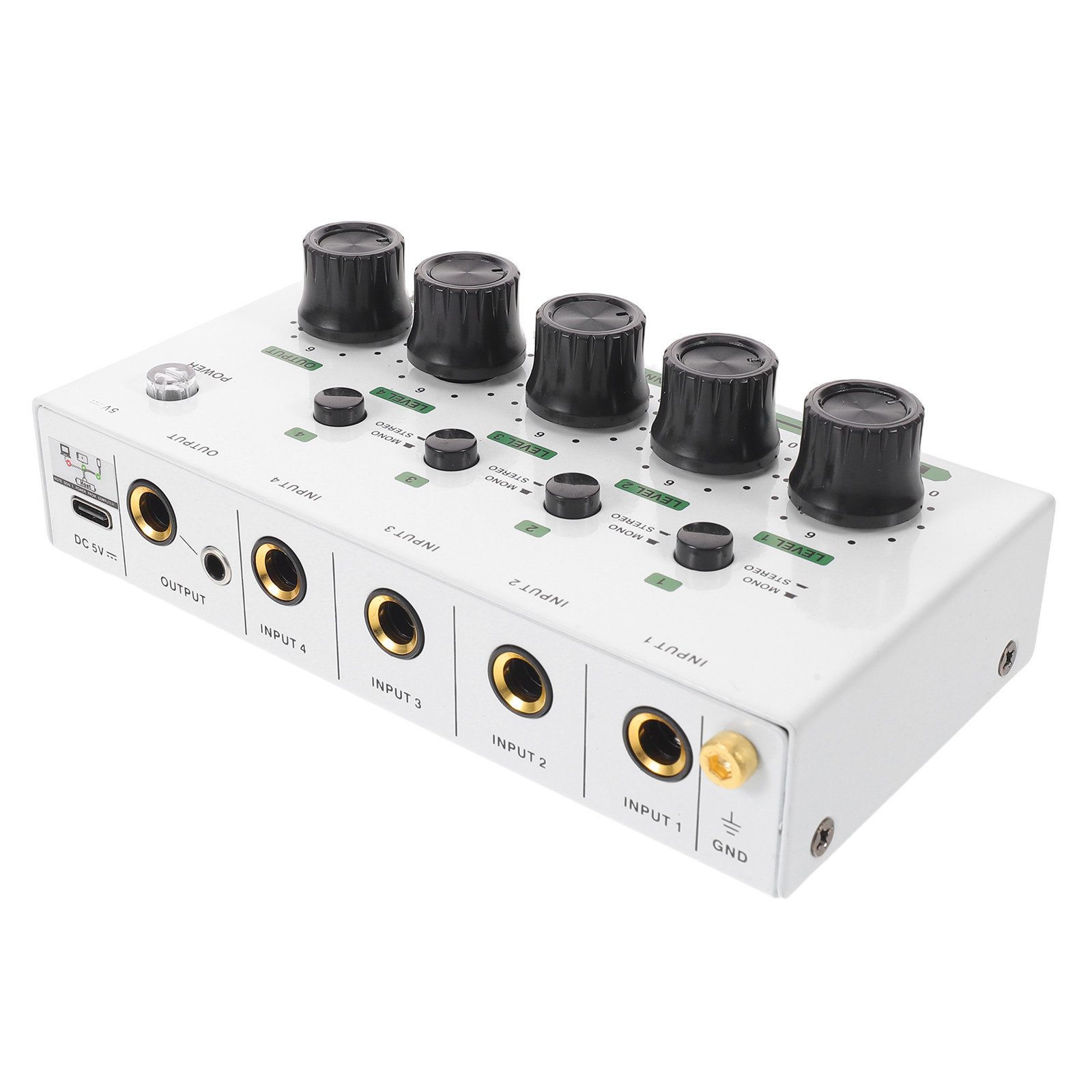 4-Channel Compact Audio Mixer  - Audio Mixer 4 Channel ulasan dan harga
