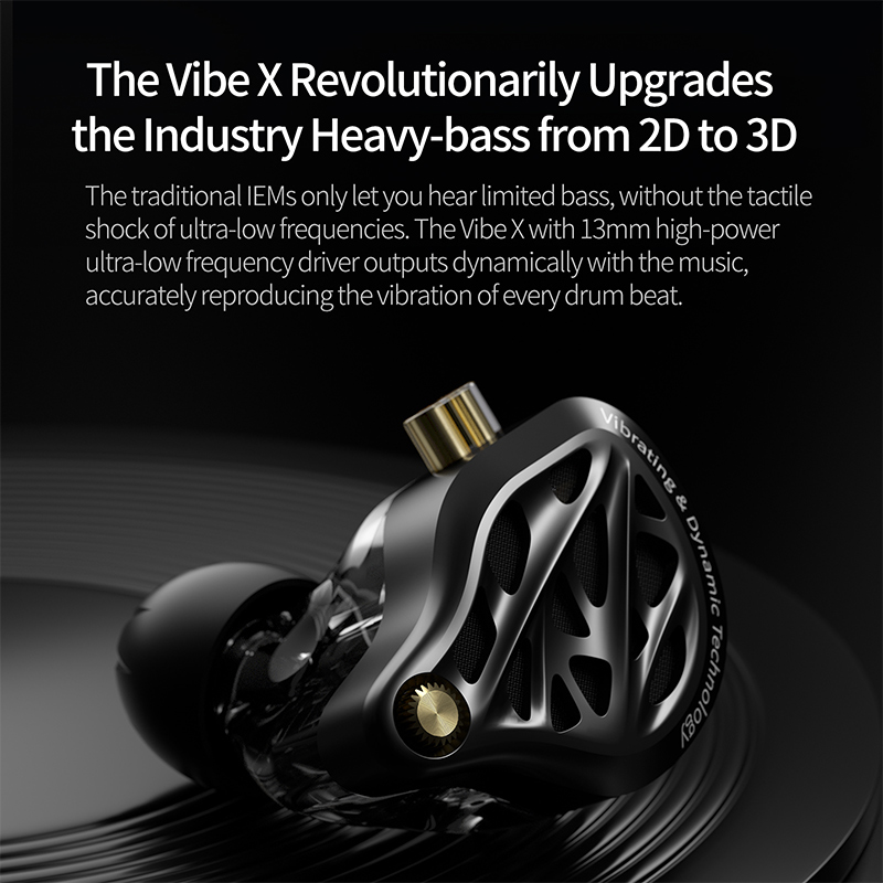 KZ Vibe X In-Ear Earphones Low - Audio Vibes Music ulasan dan harga