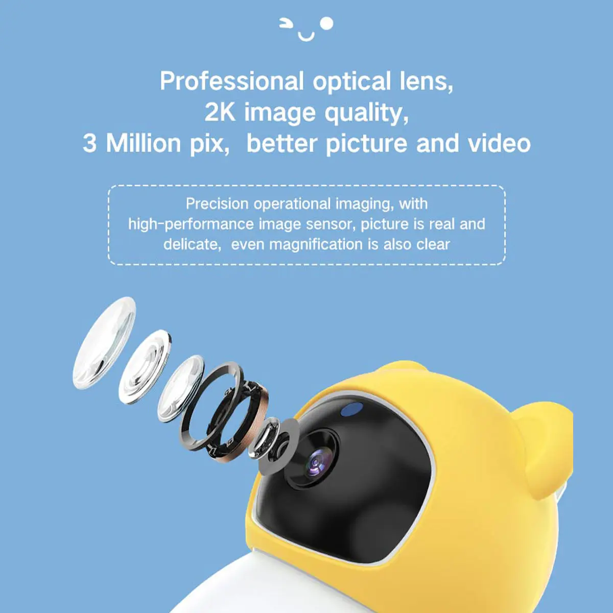 5 Inch Tuya Smart Baby Monitor - Audio Music Track ulasan dan harga