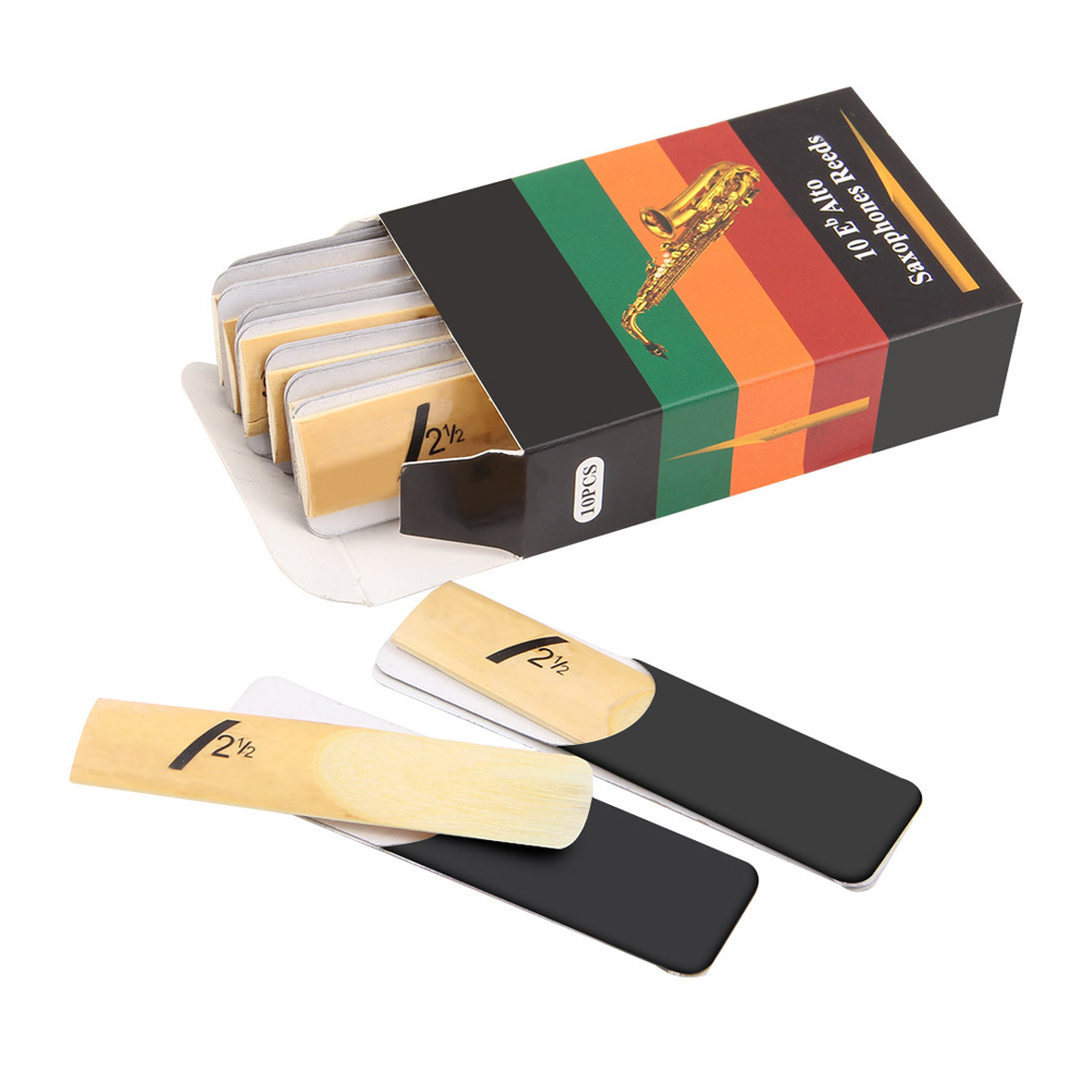 10 Pack Eb Alto Sax Reeds Saxo - Saxophone Reed Pack ulasan dan harga
