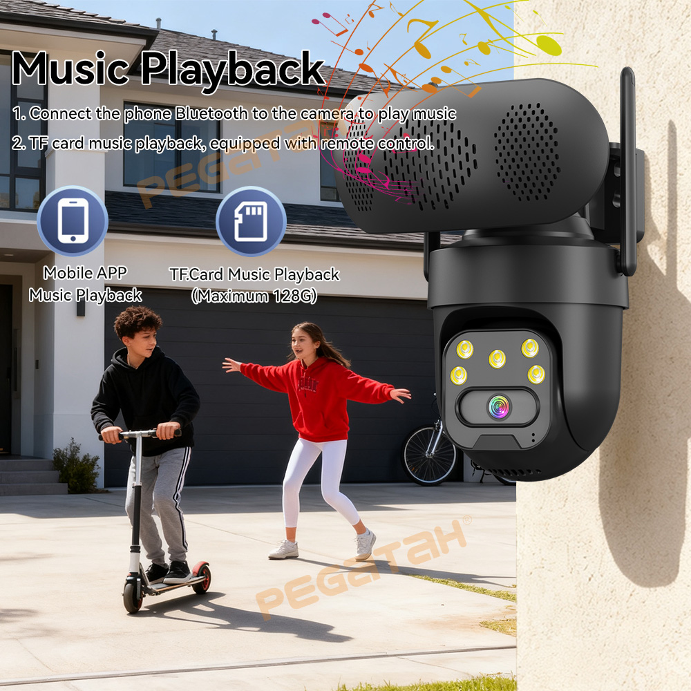 5MP IP Camera Outdoor 2.4G WiF - Audio Music Track ulasan dan harga