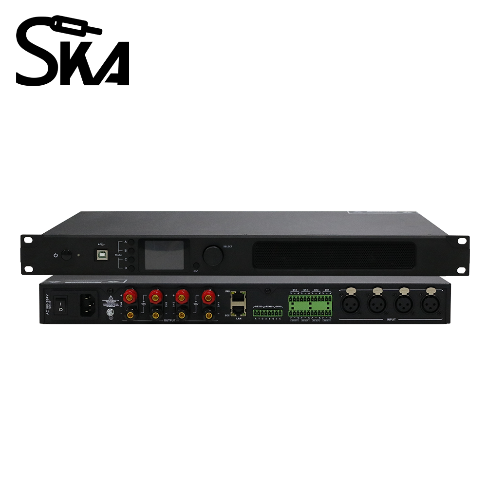 DSP Digital Power Amplifier 1U - Audio Mixer 4 Channel ulasan dan harga