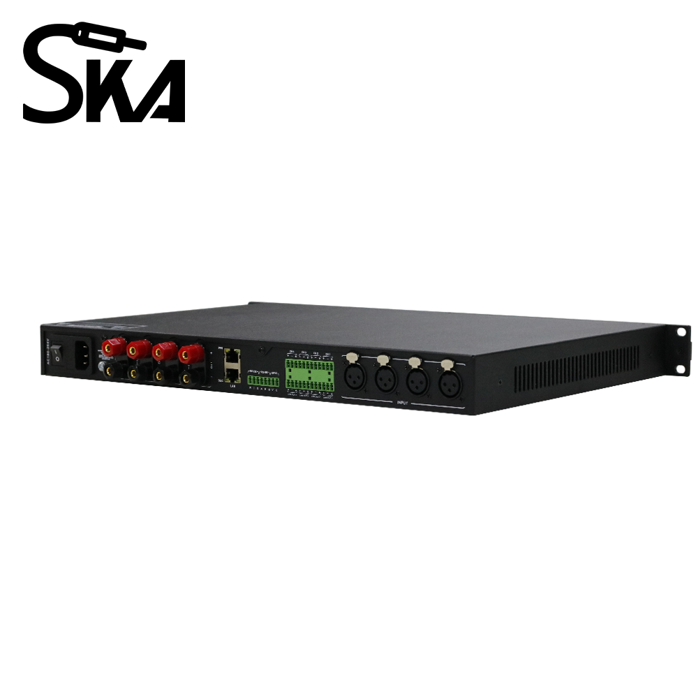 DSP Digital Power Amplifier 1U - Audio Mixer 4 Channel ulasan dan harga