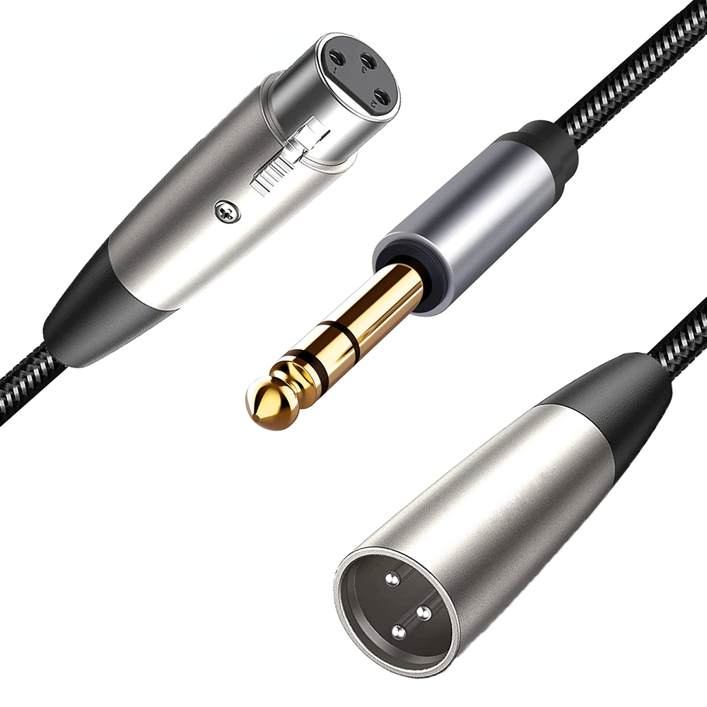 XLR to 1/4 TRS Cable 6.5mm(6.3 - Audio Music Mixer ulasan dan harga