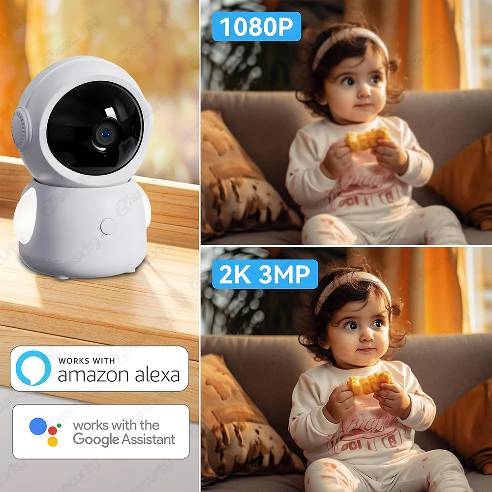 2K WiFi Baby Monitor with Scre - Audio Music Track ulasan dan harga