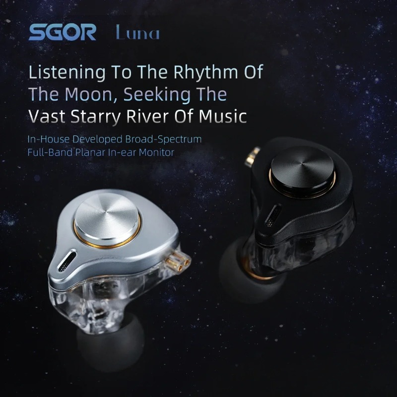 SGOR Luna 13.5MM Planar Driver - Audio Music Dj ulasan dan harga