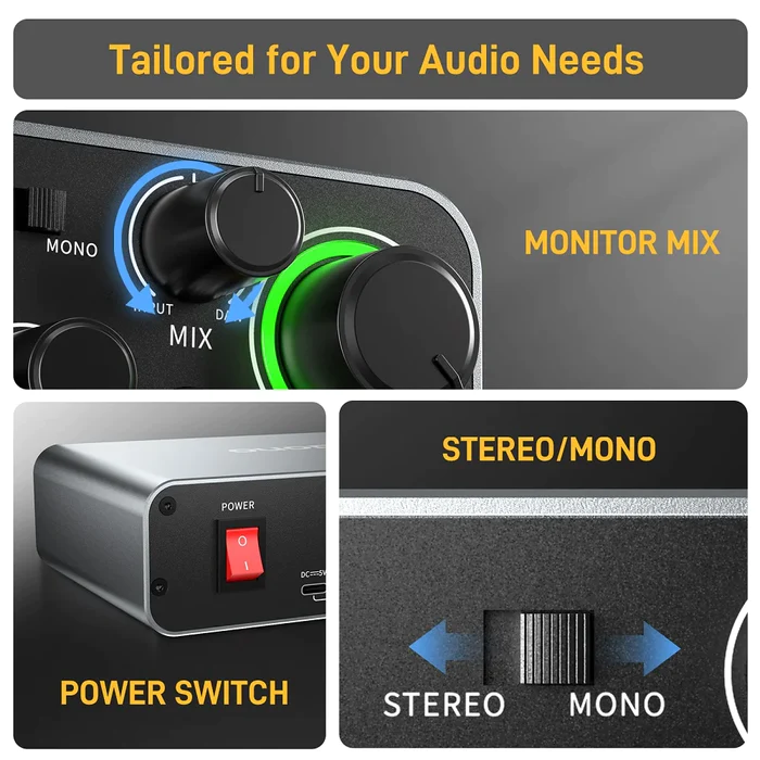 MAONO PS22 Professional Audio  - Audio And Music Mixer ulasan dan harga