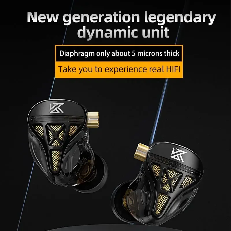 KZ DQS 1DD HiFi IEM Headphones - Audio Music Dj ulasan dan harga