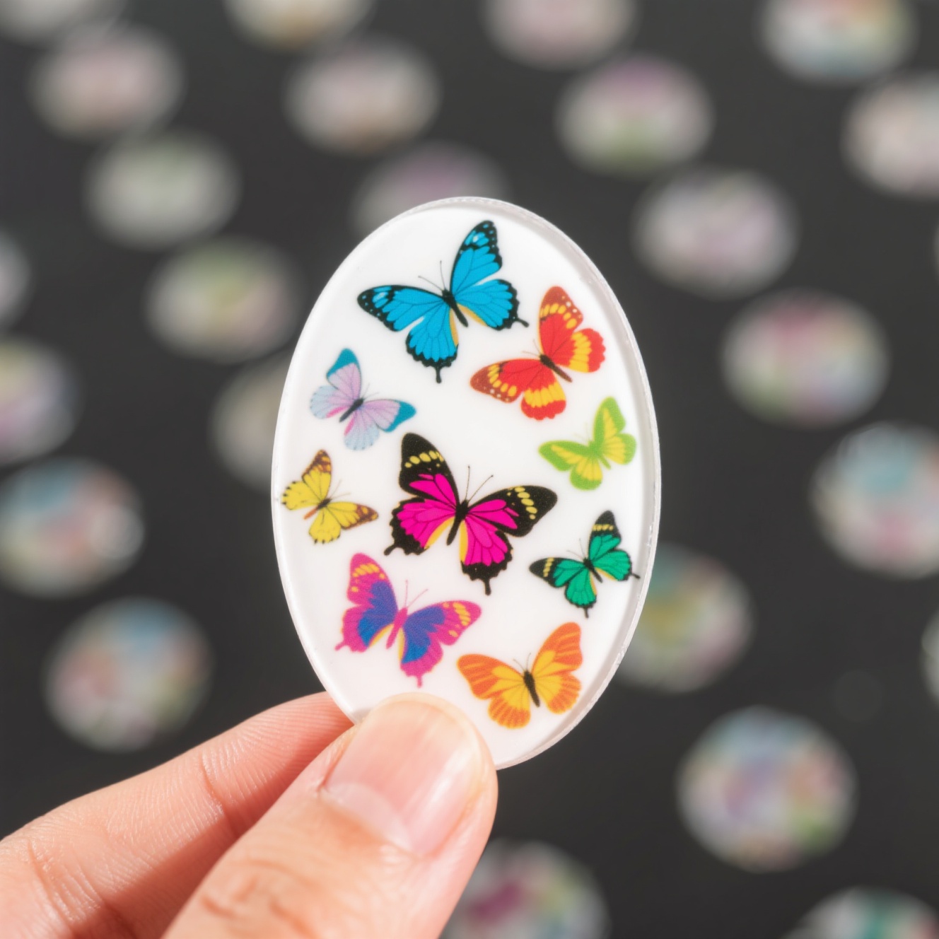 Epoxy Resin Dome Stickers For  - Audio Music Instrumental ulasan dan harga