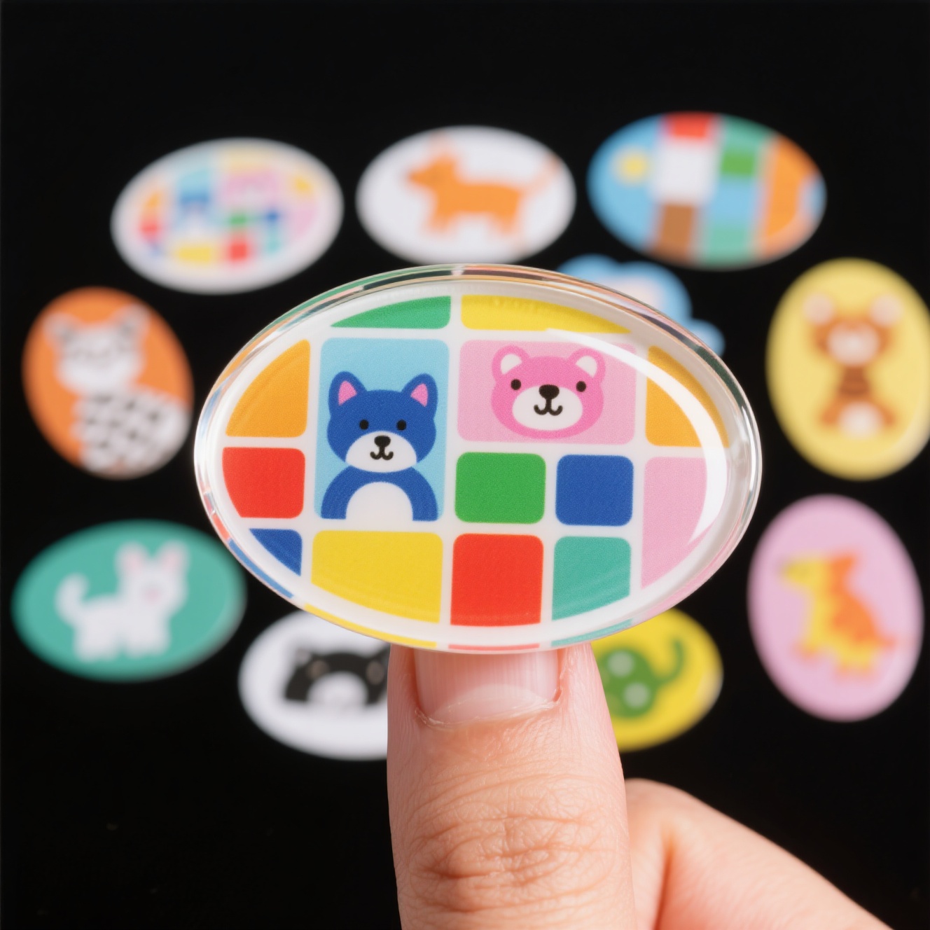 Epoxy Resin Dome Stickers For  - Audio Music Instrumental ulasan dan harga