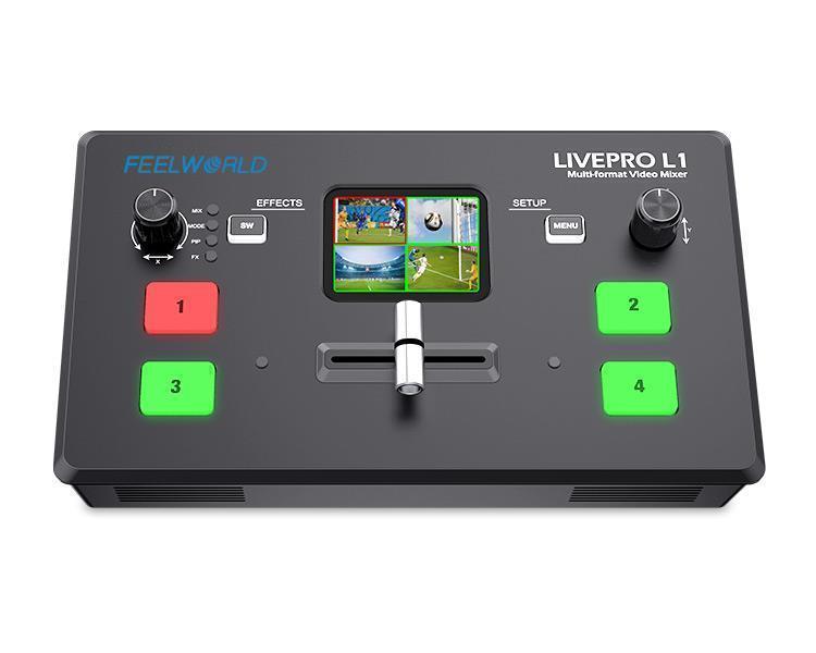 FEELWORLD LIVEPRO L1 V1 4xHDMI - Audio Mixer 4 Channel ulasan dan harga
