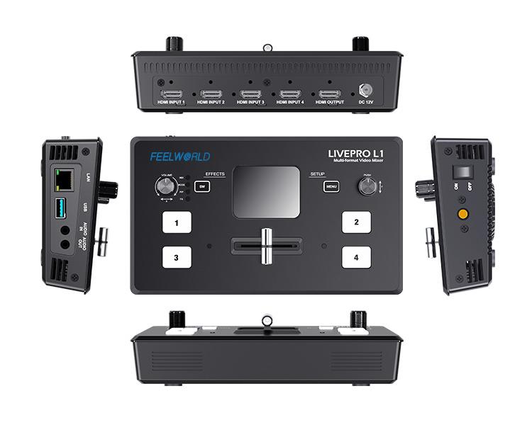 FEELWORLD LIVEPRO L1 V1 4xHDMI - Audio Mixer 4 Channel ulasan dan harga