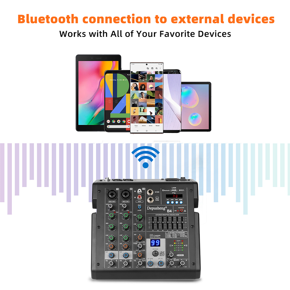 4 Channel Audio Mixer Audio In - Audio Mixer 4 Channel ulasan dan harga