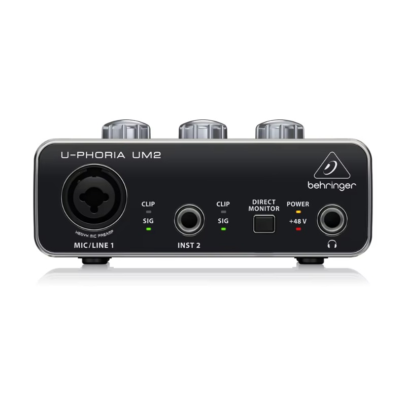 Behringer U-Phoria UM2 Sound C - Audio Music Interface ulasan dan harga