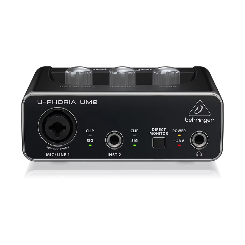 Behringer U-Phoria UM2 Sound C - Audio Music Interface ulasan dan harga