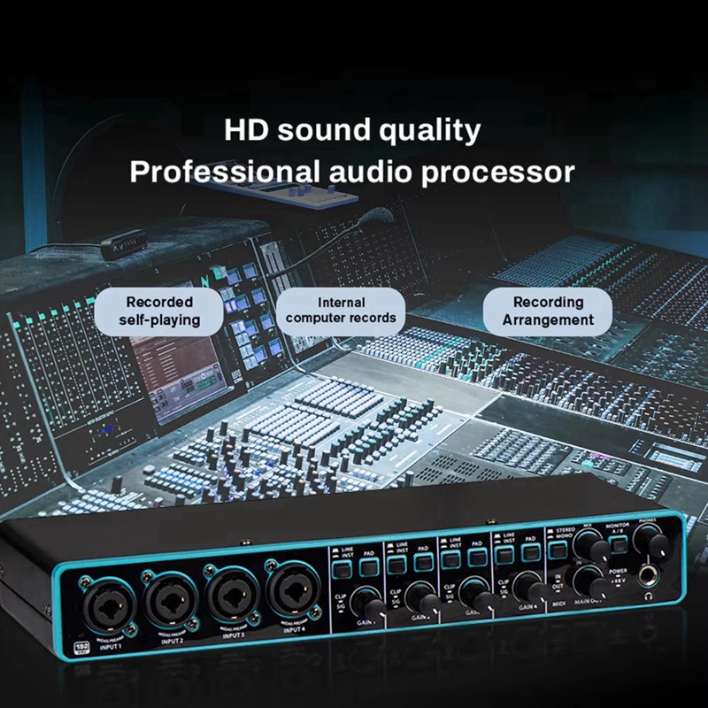 Audio Interface Sound Card Pro - Audio Music Instrumental ulasan dan harga