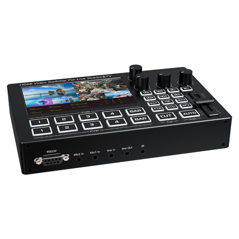 4 Channel 1080P HDMI Live Stre - Audio Mixer 4 Channel ulasan dan harga