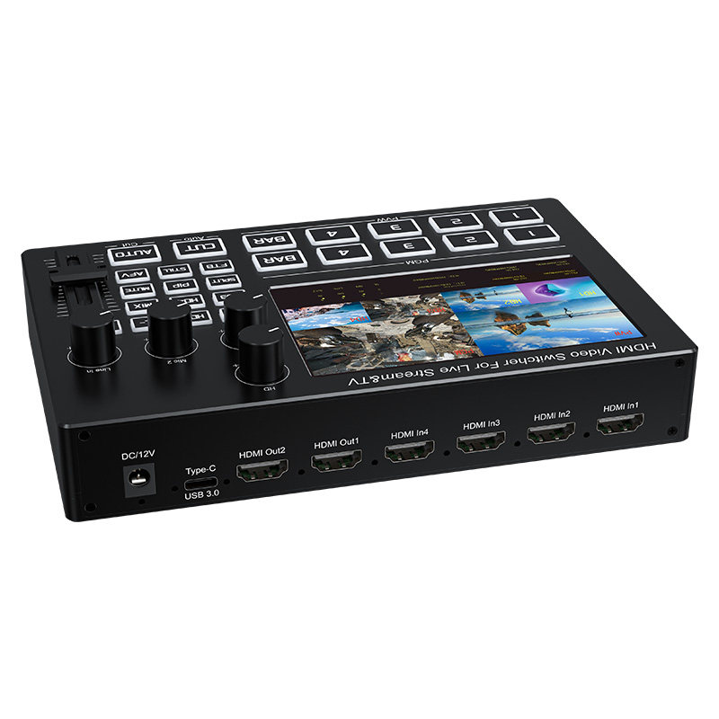 4 Channel 1080P HDMI Live Stre - Audio Mixer 4 Channel ulasan dan harga
