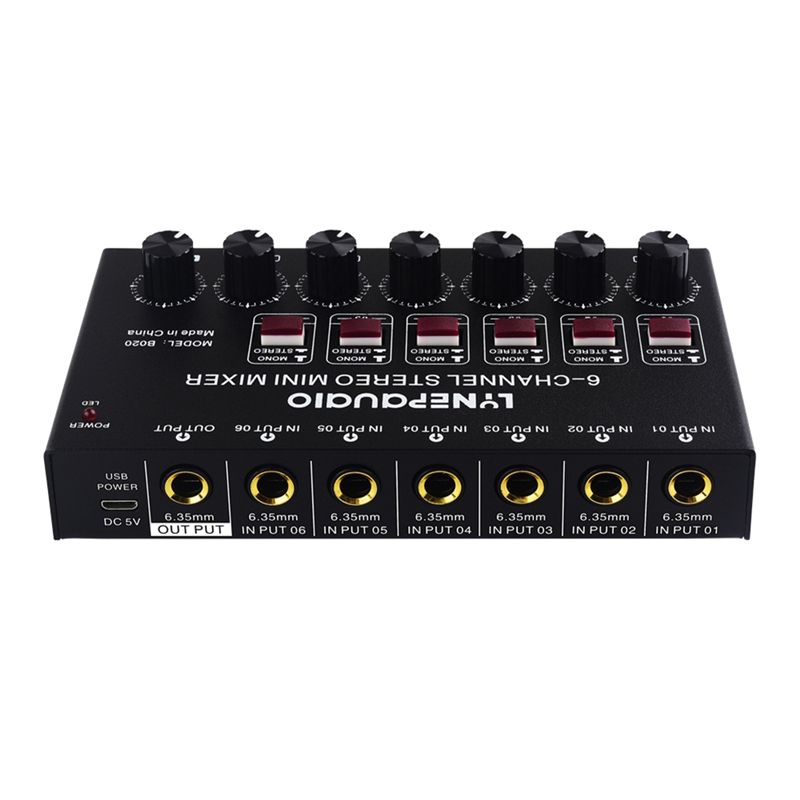 Classic-Mini 6-Channel Stereo  - Audio And Music Mixer ulasan dan harga
