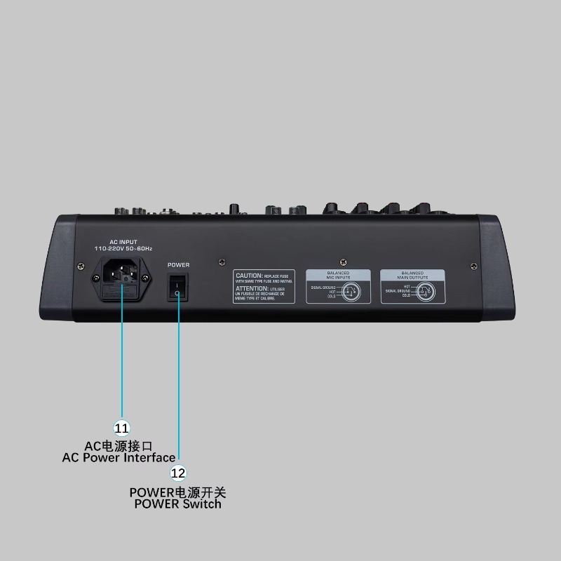 GAX-HLM80 Green Audio 8-channe - Audio And Music Mixer ulasan dan harga