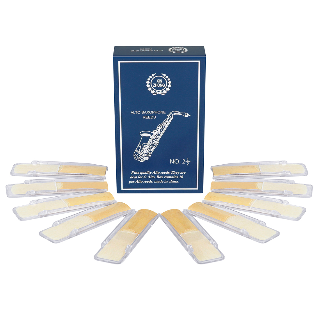 10 Pcs Alto Saxophone Reeds St - Saxophone Reed Pack ulasan dan harga